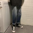 High-waist Gradient Jeans