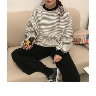 Loose-fit Stripe Pullover