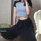 Short-sleeve Raglan T-shirt / Harem Pants