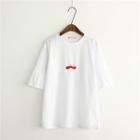Bow Bell Elbow-sleeve T-shirt