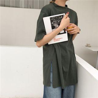 Slit Side Short-sleeve T-shirt