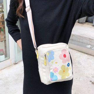 Flower Print Crossbody Bag