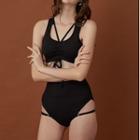 Drawstring Strappy Tankini
