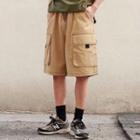 Wide Leg Cargo Shorts / Short-sleeve T-shirt