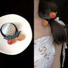Fruit & Bow Hair Tie 1 Pc - 0578a - 01 - One Size
