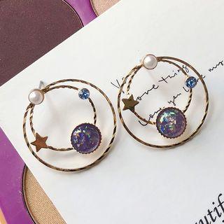 Resin Cat Dangle Earring