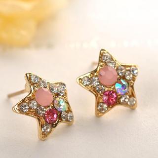 Star Earrings  Gold - One Size