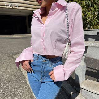 Two-way Cropped Shirt