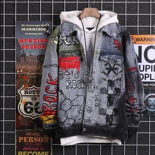 Graffiti Denim Jacket