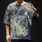 Short-sleeve Painting Effect T-shirt