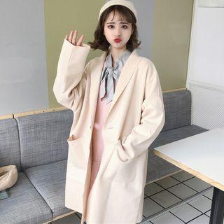Eyelet And Bar Closure Coat