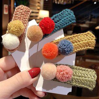 Bobble Woven Hair Clip