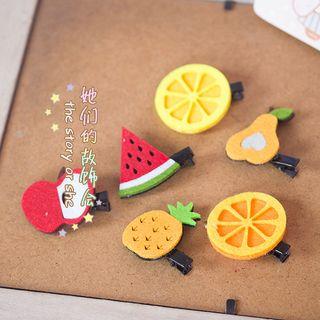 Fruit Felt Hair Clip