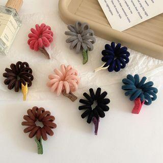 Smiley Face Spiral Hair Tie