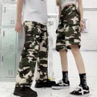 Couple Matching Camouflage Loose-fit Pants / Shorts