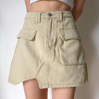 Asymmetric A-line Cargo Skirt
