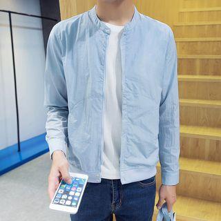 Stand-collar Long-sleeve Jacket
