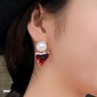 Jeweled Heart Earring
