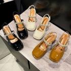 Rhinestone Block Heel Sandals (various Designs)