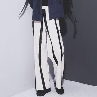 Color-block Wide-leg Pants