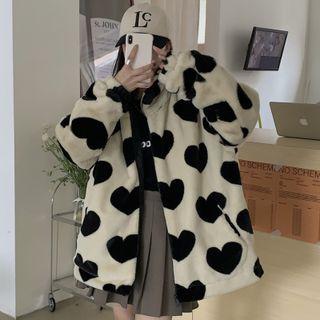 Pattern Zip-up Jacket