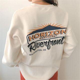 Printed Boxy Pullover