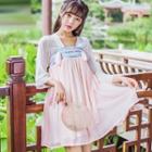3/4-sleeve Hanfu A-line Dress
