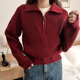 Quarter-zip Anorak Sweater