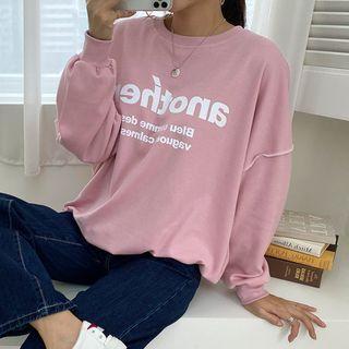 Another Letter Stitched Sweatshirt