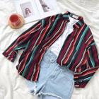 Striped Shirt Red - One Size