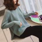 Mock-neck Side-button Kit Top