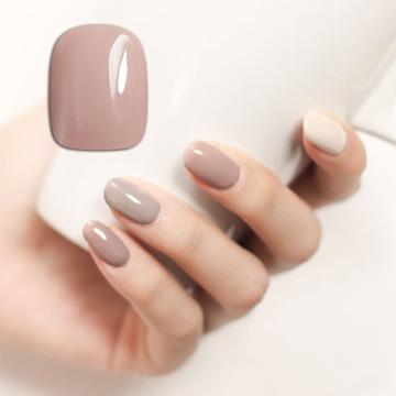 Cosplus - The Love Of Beauty One Step Peel-off Nail Color Gel 104 Grey Pink 11ml
