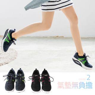 Neon Mesh Air Cushion Shoes