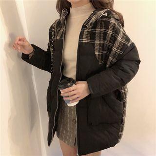 Two-tone Padded Zip Jacket