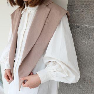 Notch Lapel Shawl