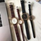 Couple Matching Retro Stainless Steel Strap Watch