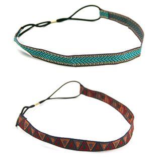 Embroidered Elastic Headband