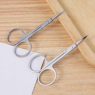 Yousha - Stainless Steel Makeup Scissors 1 Pc - Silver - One Size