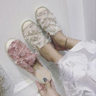 Fringed Mules