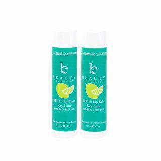Beauty By Earth - Key Lime Lip Balm (spf 15) Pack Of Two