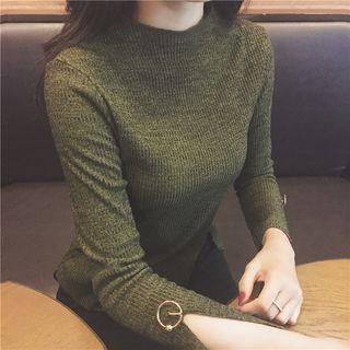 Silm-fit Ring-accent Long Sleeve T-shirt