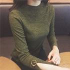 Silm-fit Ring-accent Long Sleeve T-shirt