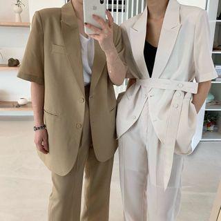 Short-sleeve Blazer / Dress Pants