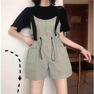 Short-sleeve T-shirt / Drawstring Jumper Shorts