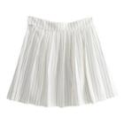 Striped Mini A-line Skirt / Blazer