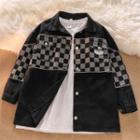 Long-sleeve Plain Top / Long-sleeve Denim Jacket
