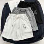 Moon Embroidery Shorts