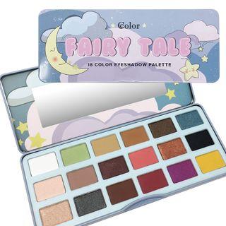 Ccolor - Fairytale 18 Color Eyeshadow Palette 1 Pc