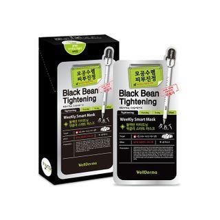 Wellderma - Weekly Smart Mask Set - 4 Types #04 Black Bean Tightening
