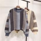 Diagonal Striped Sweater